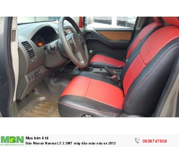 Bán Nissan Navara LE 2.5MT máy dầu màu nâu sx 2012