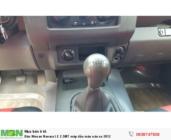 Bán Nissan Navara LE 2.5MT máy dầu màu nâu sx 2012