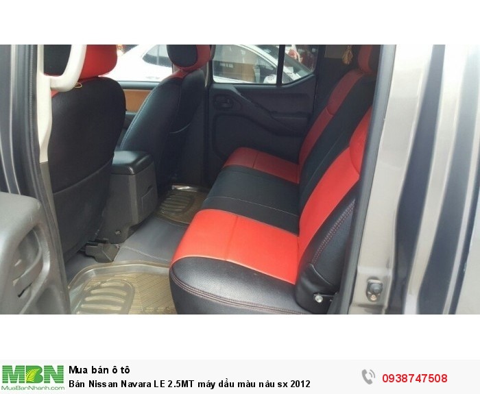 Bán Nissan Navara LE 2.5MT máy dầu màu nâu sx 2012