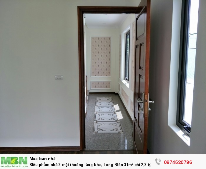 Siêu phẩm nhà 2 mặt thoáng làng Nha, Long Biên 31m² chỉ 2,3 tỷ