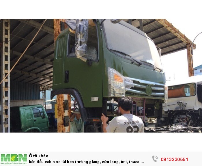 Bán Đầu Cabin Xe Tải Ben Trường Giang, Cửu Long, Tmt, Thaco, Dongfeng, Vinaxuki