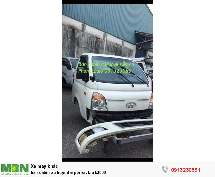 Bán Cabin Xe Huyndai Porter, Kia K3000