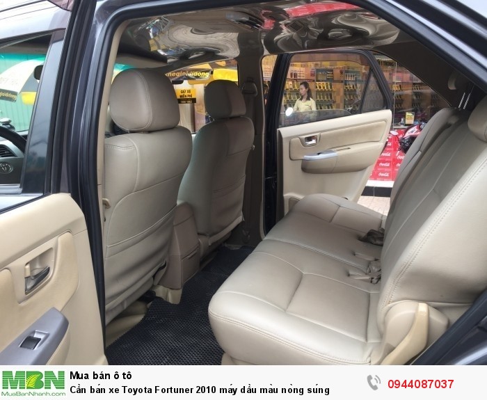 Cần bán xe Toyota Fortuner 2010 máy dầu màu nòng súng