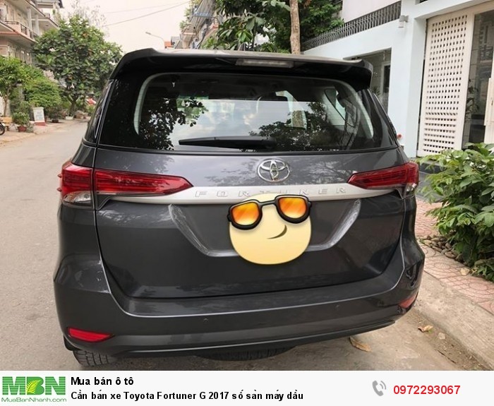 Cần bán xe Toyota Fortuner G 2017 số sàn máy dầu