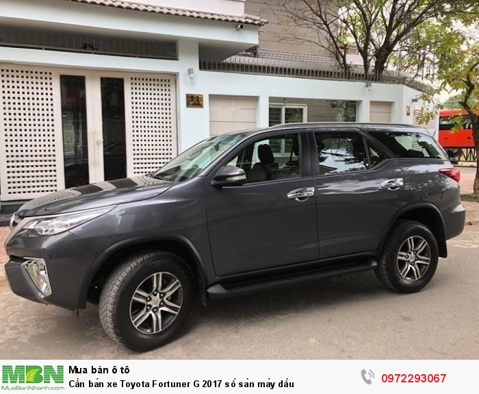 Cần bán xe Toyota Fortuner G 2017 số sàn máy dầu