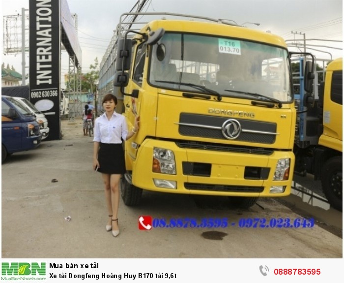 Xe tải Dongfeng Hoàng Huy B170 tải 9,6t
