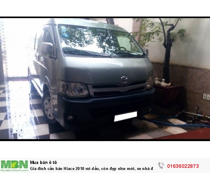 Gia đình cần bán Hiace 2010 mt dầu, còn đẹp như mới, xe nhà đi ít sử dụng
