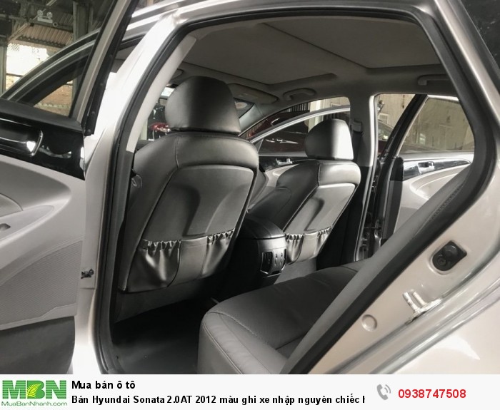 Bán Hyundai Sonata 2.0AT 2012 màu ghi xe nhập nguyên chiếc Hàn Quốc
