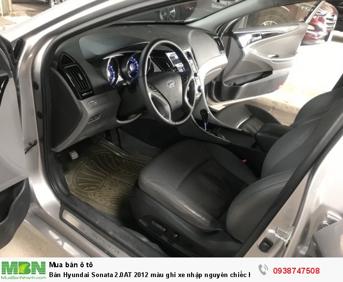 Bán Hyundai Sonata 2.0AT 2012 màu ghi xe nhập nguyên chiếc Hàn Quốc
