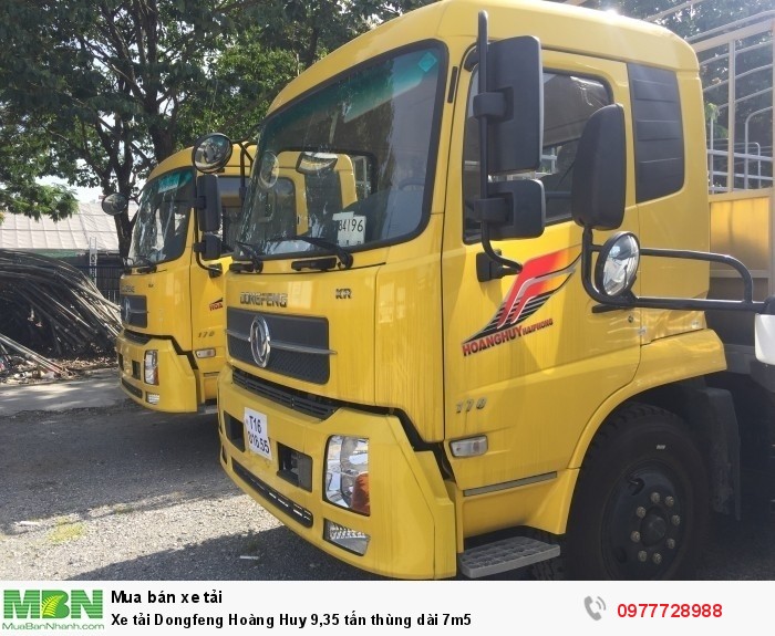 Xe tải Dongfeng Hoàng Huy 9,35 tấn thùng dài 7m5
