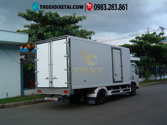 Đại lý bán xe đông lạnh trả góp|xe tải isuzu 5t5 đông lạnh|xe tải isuzu 5 tấn đông lạnh,lãi suất cực thấp.