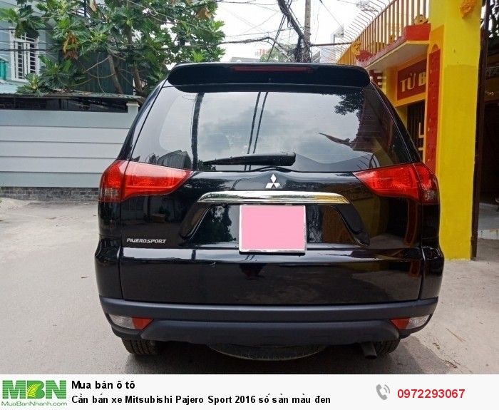 Cần bán xe Mitsubishi Pajero Sport 2016 số sàn màu đen