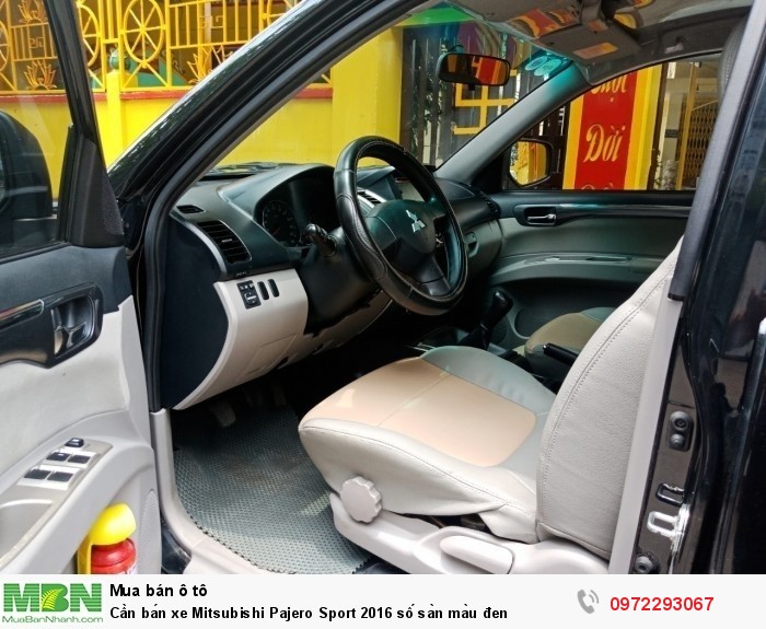 Cần bán xe Mitsubishi Pajero Sport 2016 số sàn màu đen
