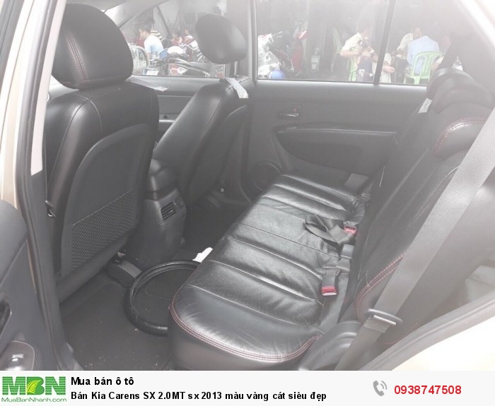 Bán Kia Carens SX 2.0MT sx 2013  màu vàng cát  siêu đẹp