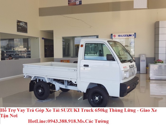 Xe Tải SUZUKI Truck 650kg Thùng Lững - Hỗ Trợ Vay Trả Góp Lãi Xuất Thấp