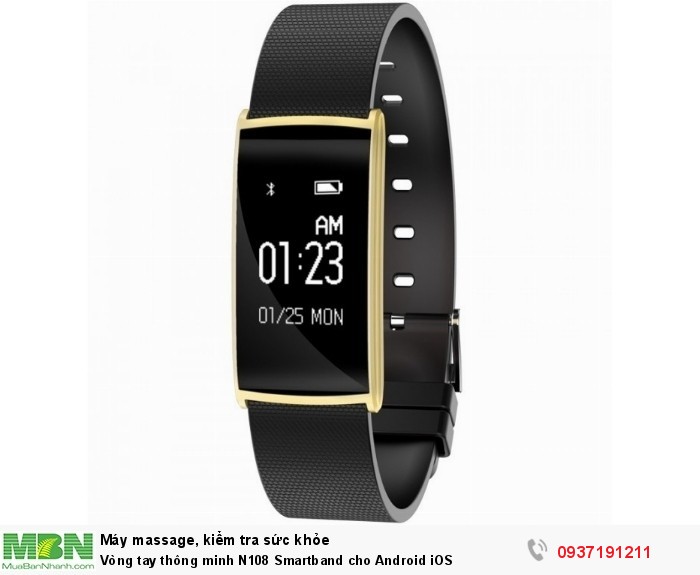 Vòng tay thông minh N108 Smartband cho Android iOS
