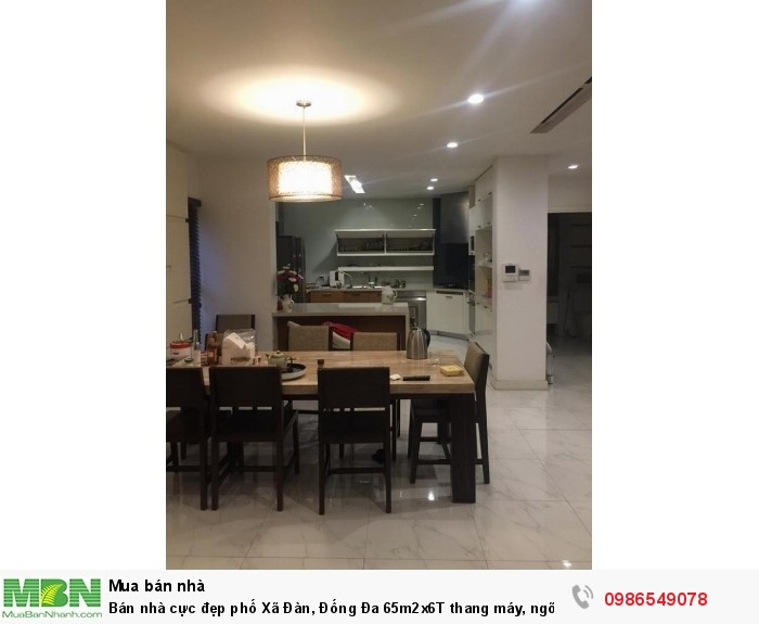 Bán nhà cực đẹp phố Xã Đàn, Đống Đa 65m2x6T thang máy, ngõ ô tô, kinh doanh tốt