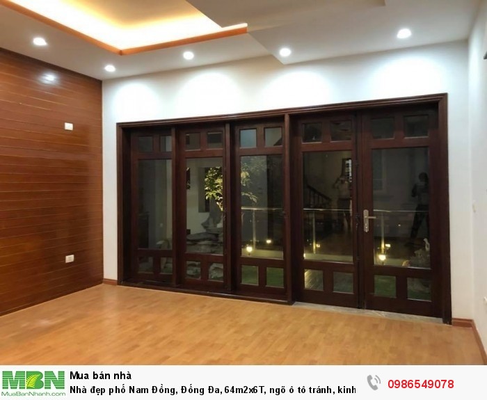 Nhà đẹp phố Nam Đồng, Đống Đa, 64m2x6T, ngõ ô tô tránh, kinh doanh rất tốt