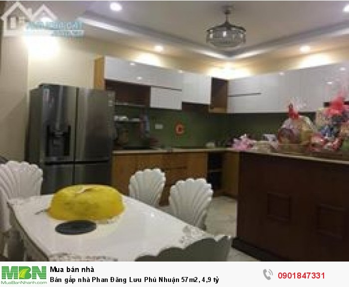 Bán gấp nhà Phan Đăng Lưu Phú Nhuận 57m2, 4,9 tỷ