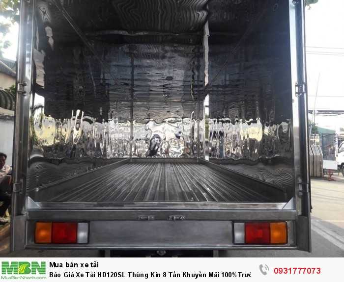 Xe tải Hyundai HD120SL 8 tấn thùng kín - Đóng thùng inox và các thùng chuyên dùng theo yêu cầu khách hàng
