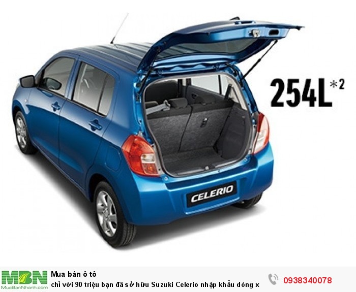 Chỉ với 90 triệu bạn đã sở hữu Suzuki Celerio nhập khẩu dòng xe 5 chỗ gia đình