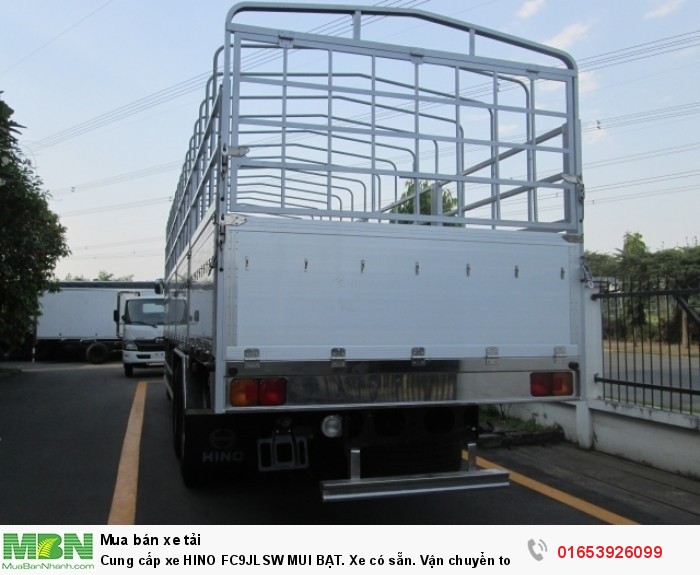 Cung cấp xe  HINO FC9JLSW MUI BẠT. Xe có sẵn. Vận chuyển toàn quốc.