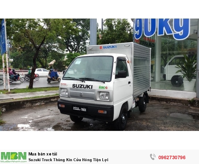 Suzuki Truck Thùng Kín Cửa Hông Tiện Lợi