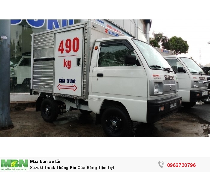 Suzuki Truck Thùng Kín Cửa Hông Tiện Lợi