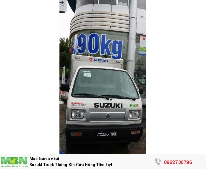 Suzuki Truck Thùng Kín Cửa Hông Tiện Lợi
