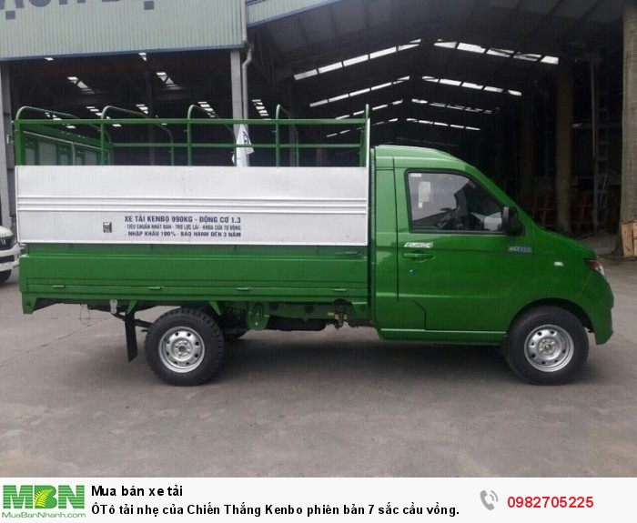 ÔTô tải nhẹ của Chiến Thắng Kenbo phiên bản 7 sắc cầu vồng.