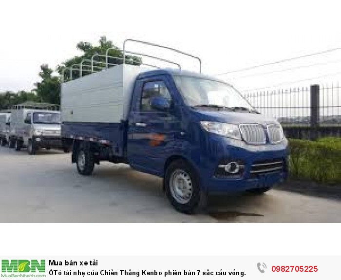 ÔTô tải nhẹ của Chiến Thắng Kenbo phiên bản 7 sắc cầu vồng.