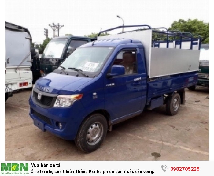 ÔTô tải nhẹ của Chiến Thắng Kenbo phiên bản 7 sắc cầu vồng.