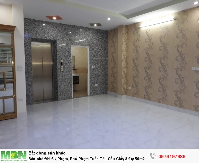 Bán nhà ĐH Sư Phạm, Phố Phạm Tuấn Tài, Cầu Giấy 8.9tỷ 50m2 x6T 2 mặt ngõ
