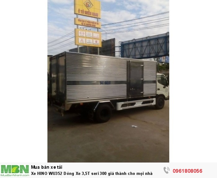 Xe HINO WU352 Dòng Xe 3,5T seri 300 giá thành cho mọi nhà