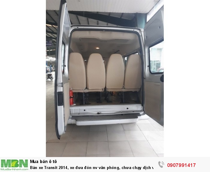 Bán xe Transit 2014, xe đưa đón nv văn phòng, chưa chạy dịch vụ, zin từ đầu đến chân
