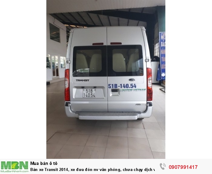 Bán xe Transit 2014, xe đưa đón nv văn phòng, chưa chạy dịch vụ, zin từ đầu đến chân