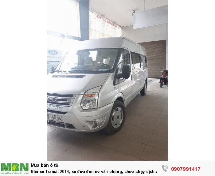 Bán xe Transit 2014, xe đưa đón nv văn phòng, chưa chạy dịch vụ, zin từ đầu đến chân