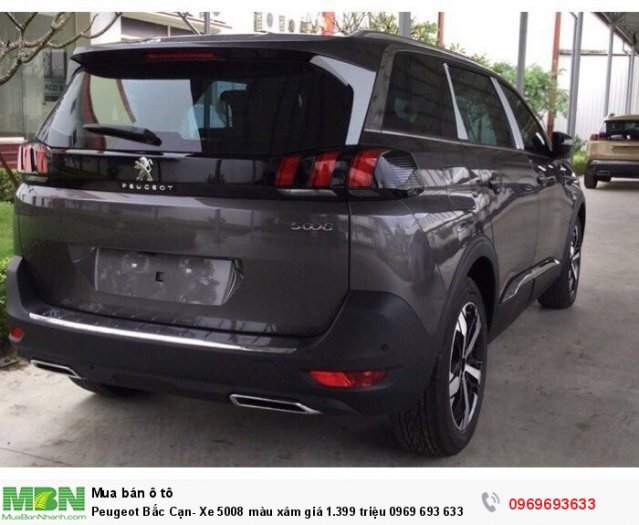 Peugeot Bắc Cạn- Xe 5008 màu xám 2018 Giao Ngay