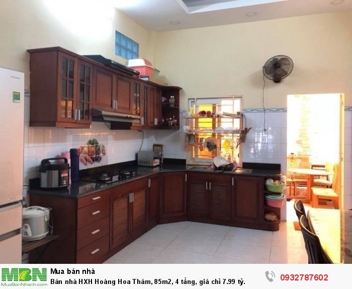 Bán nhà HXH Hoàng Hoa Thám, 85m2, 4 tầng