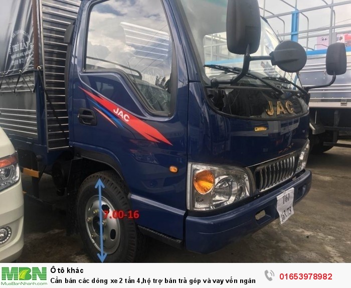 Cần bán các dòng xe 2 tấn 4,hộ trợ bán trả góp và vay vốn ngân hàng.