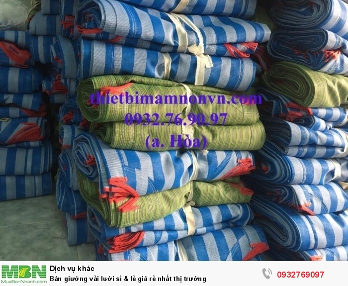 Bán giường vải lưới sỉ & lẻ giá rẻ nhất thị trường5