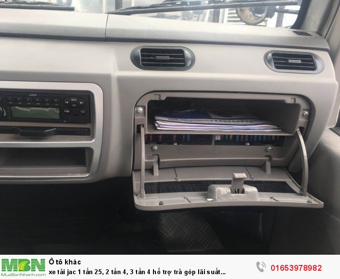 Xe tải Jac 1 tấn 25, 2 tấn 4, 3 tấn 4 hổ trợ trả góp lãi suất thấp