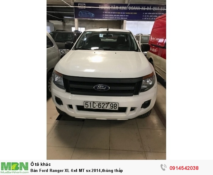 Bán Ford Ranger XL 4x4 MT sx 2014,thùng thấp