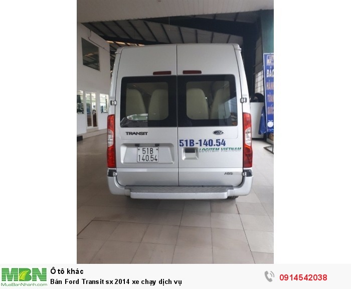 Bán Ford Transit sx 2014 xe chạy dịch vụ