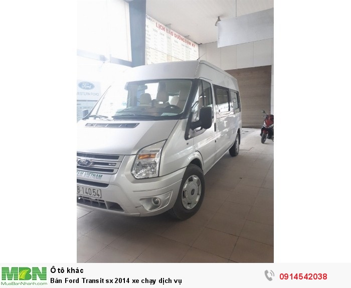 Bán Ford Transit sx 2014 xe chạy dịch vụ