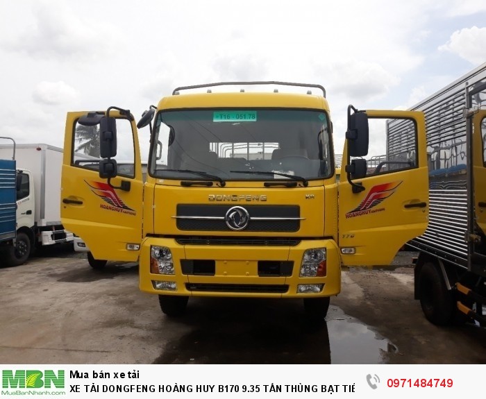 XE TẢI DONGFENG HOÀNG HUY B170 9.35 TẤN THÙNG BẠT TIÊU CHUẨN NHẬP KHẨU