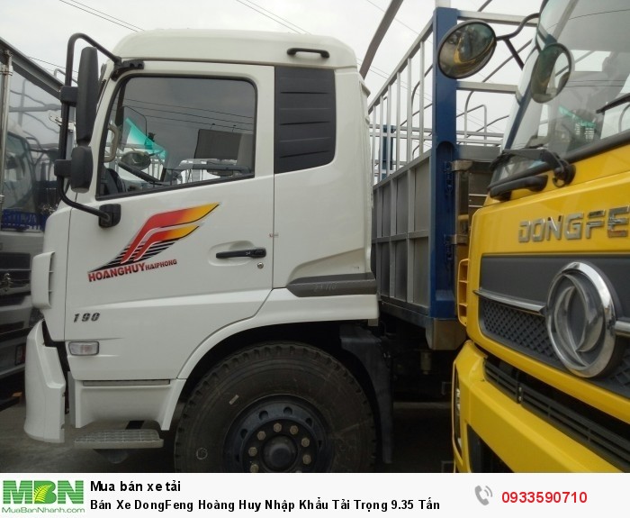 Bán Xe DongFeng Hoàng Huy Nhập Khẩu Tải Trọng 9.35 Tấn