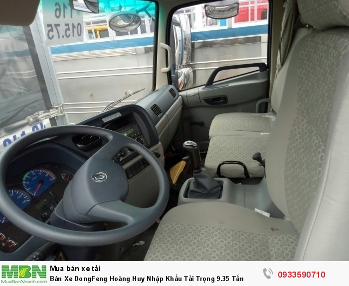 Bán Xe DongFeng Hoàng Huy Nhập Khẩu Tải Trọng 9.35 Tấn