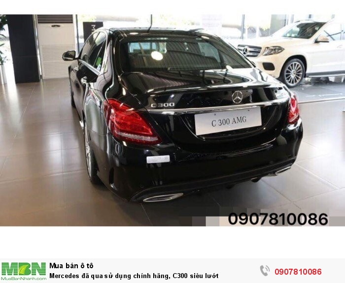 Mercedes đã qua sử dụng chính hãng, C300 siêu lướt (Mercedes Trường Chinh- TP.HCM)