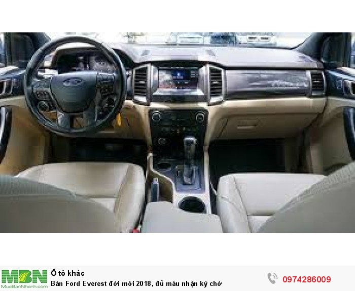 Bán Ford Everest đời mới 2018, đủ màu nhận ký chờ